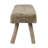 Fidel Handwoven Wool Upholstered Bench