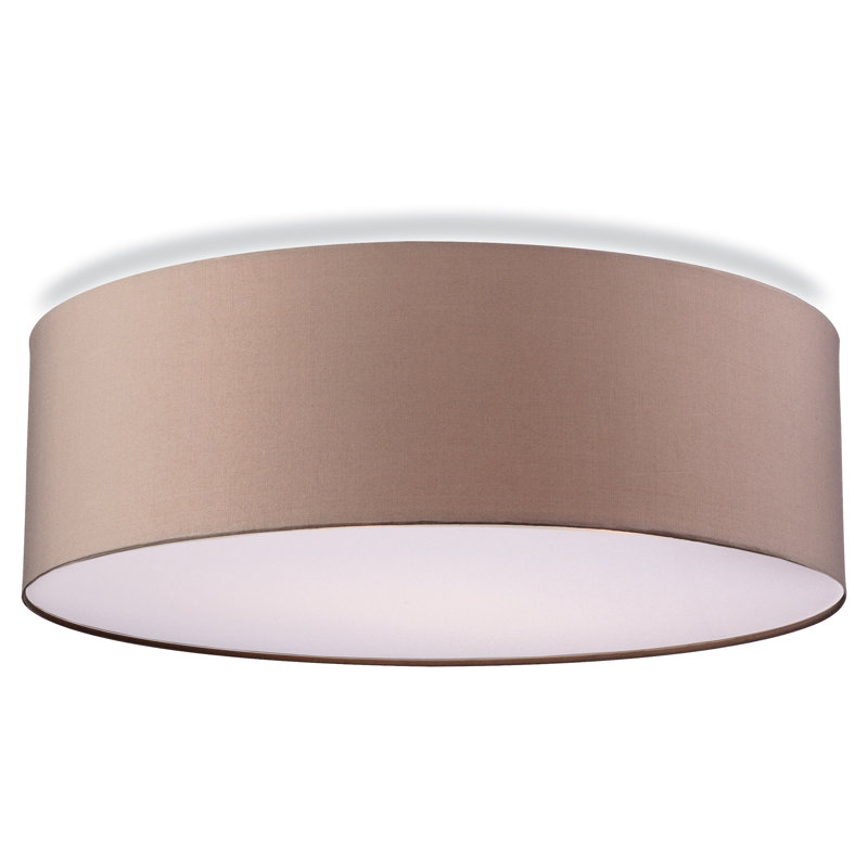 Coello PC Cotton Flush Mount, Taupe