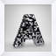 Disco Letter A Print by Mat Sanders