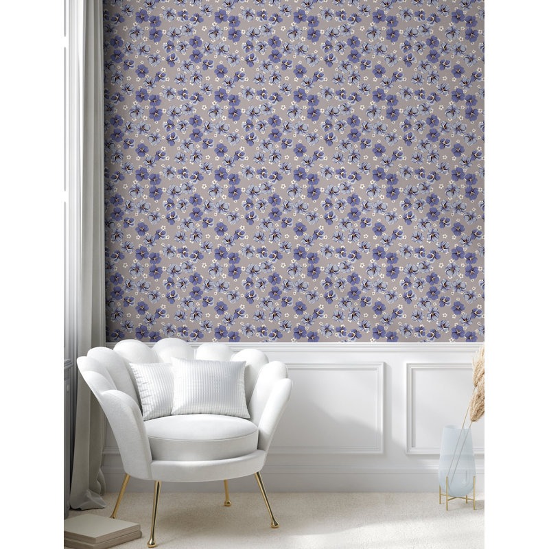 Nomi Roll, L 100 po x l 13 po, Bleu plafond / taupe chaud