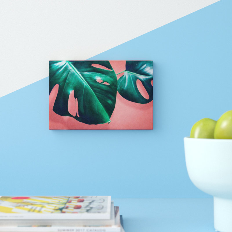 " Monstera II " by LEEMO, 18" H x 26" W x 1.5" D
