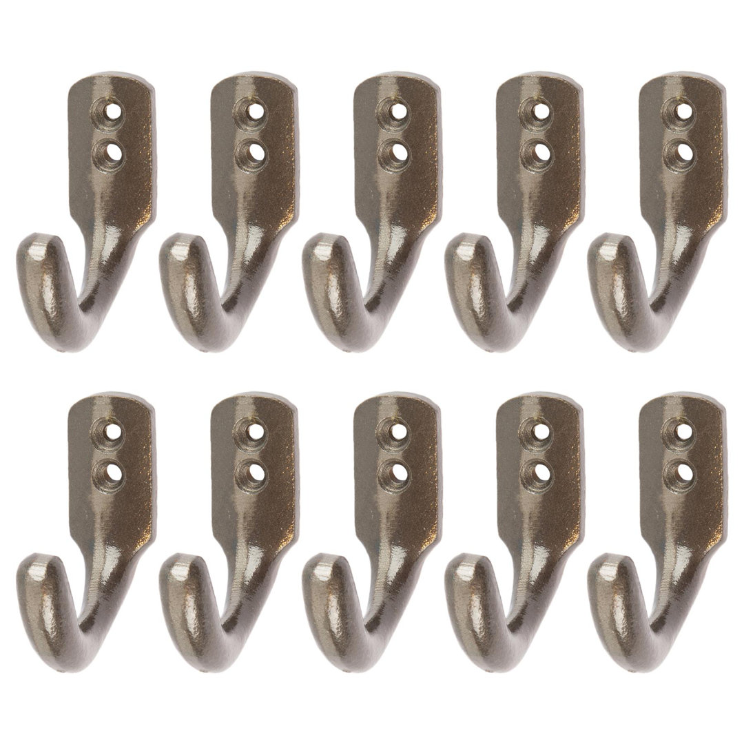 Hammer & Tongs - Single Coat Hook - W20mm x H55mm - Raw