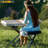 5 Core Keyboard Bench 3" Padded Cushioned Piano Stool Height Adjustable Guitar Seat Folding Portable