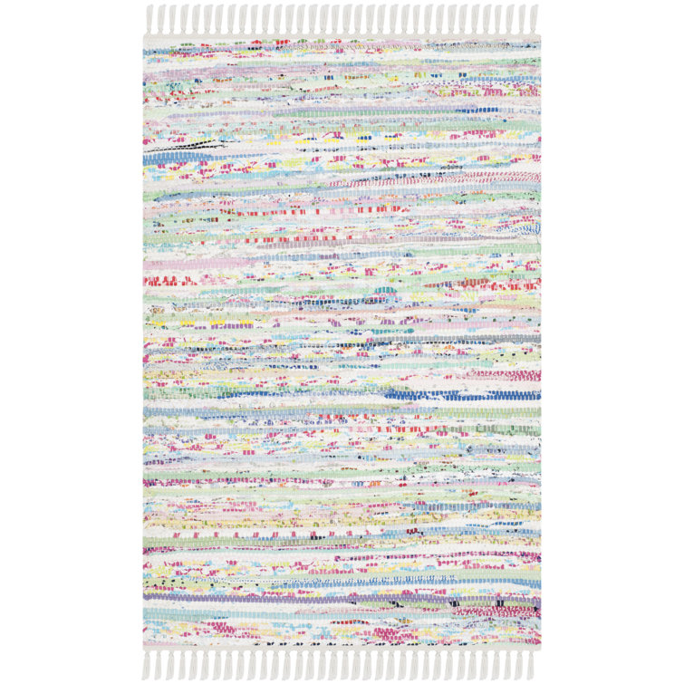 Fales Rug Hand Woven Cotton Striped Rug