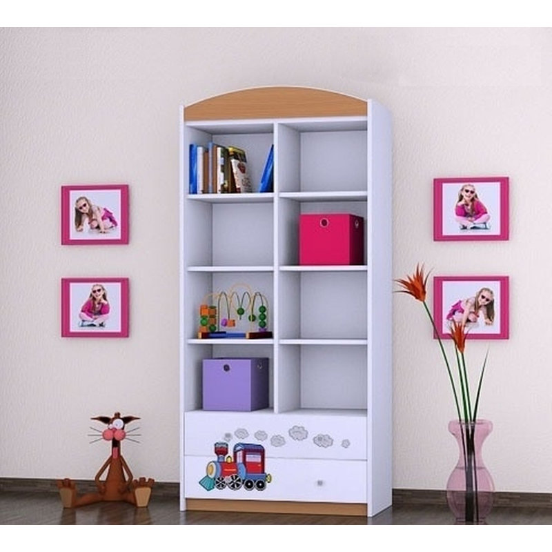 Bruno 183cm H X 88cm W Transportation Kids Cube, Natural