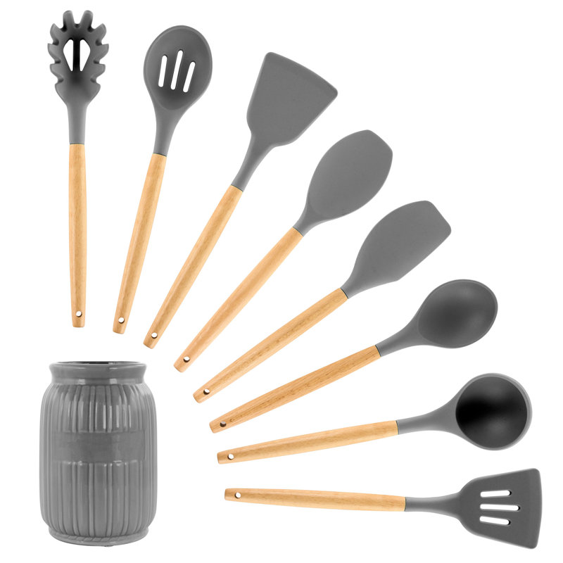 Mega Chef Utensil Set, Gray