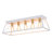Ciarrai 5-Light Flush Mount Rectangular Ceiling Vintage Farmhouse Style-600121367