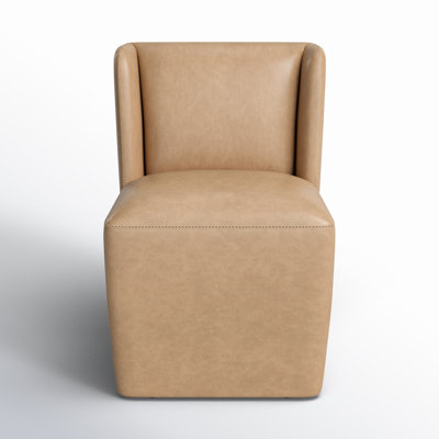 Ardeth Polyester Blend Side Chair With Caster