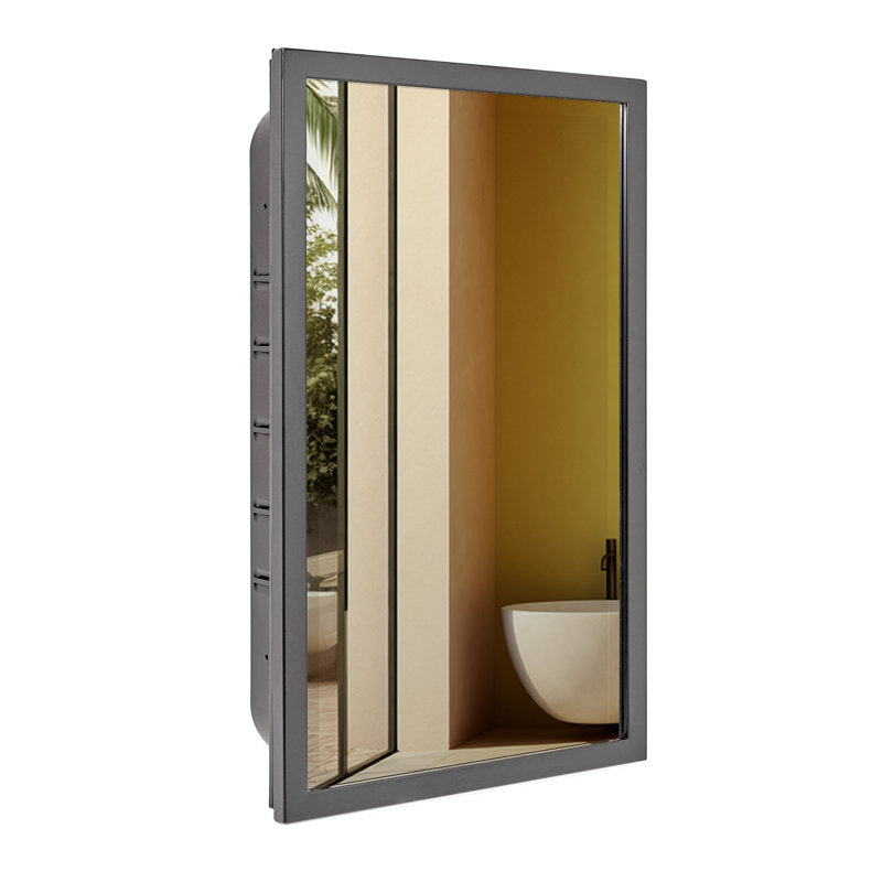 Miroir Eatton, Noir brossé
