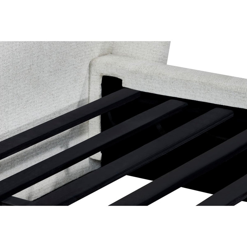 Base de lit tapissier Tribeca de qualité moderne Modern, Grand
