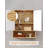 Bathroom Wall Cabinet With Double - Door And Bottom Shelf