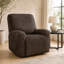 Ensemble de housse pour fauteuil inclinable extensible en cuir 4 pièces