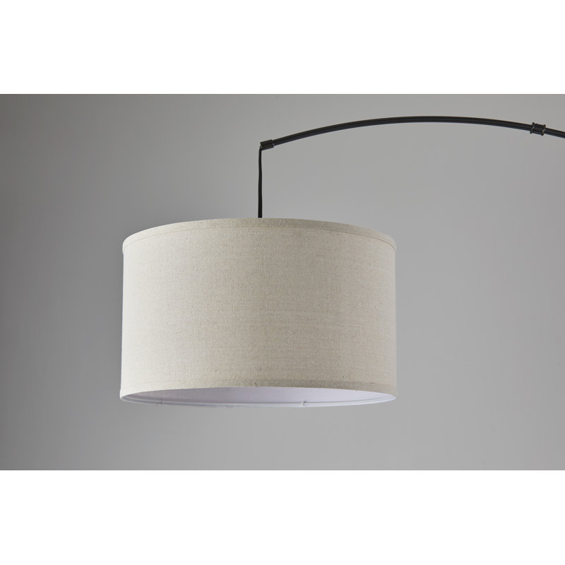 Astra 74'' Black Arched Floor Lamp