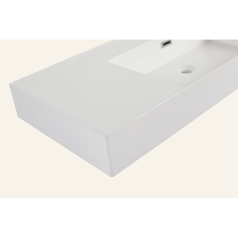 48 Inch Resin Basin For Bathroom Vanity,Vanity Top Only