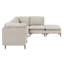 Canapé modulaire rembourré avec pieds en métal-30402064