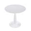 Table de salle à manger ronde avec base en métal