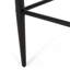 Tabourets de bar à hauteur de comptoir (de 2) - Tissu beige et pieds en fer pour îlot de cuisine rembourré à 2 hauteurs, structure-2001274856-2001274857