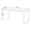 Bureau rectangulaire en bois massif avec tiroirs Walnut-1290692533