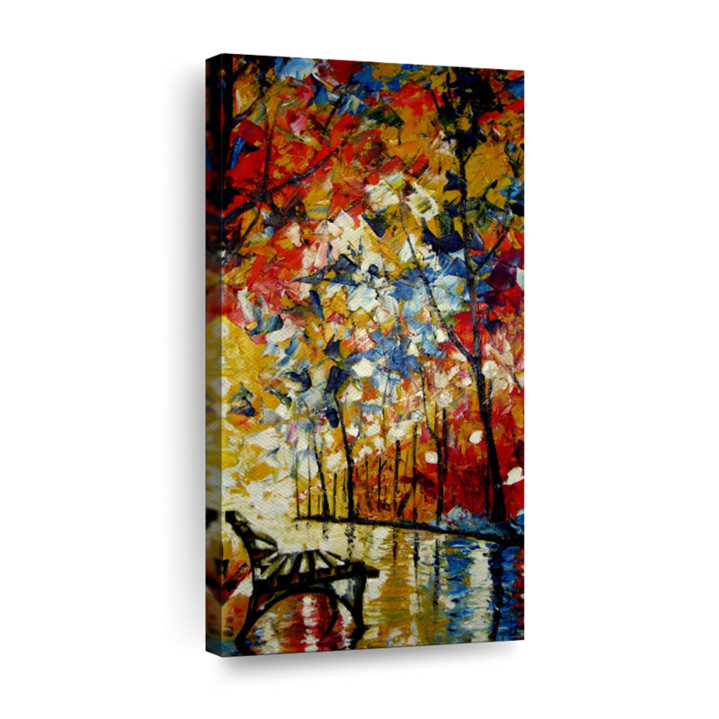 Impression sur toile «Expressionist», H 24 po x l 12 po x P 1,25 po