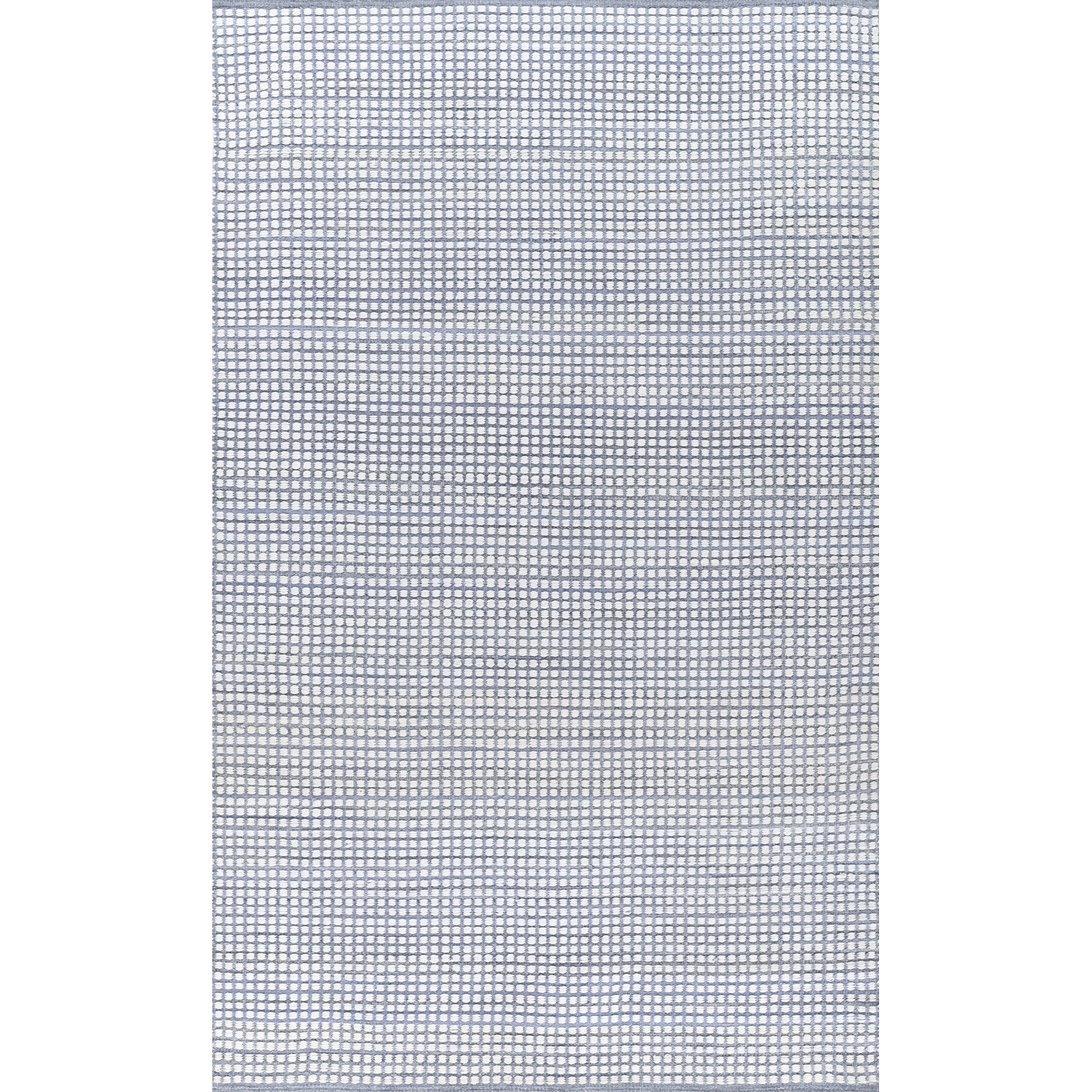 Acerra Hand Woven PET Geometric Blue Indoor Outdoor Rug, Rectangle 2' x 3'