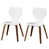 White/Walnut selected