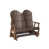 Brazilian Walnut Top/Antique Mahogany Base