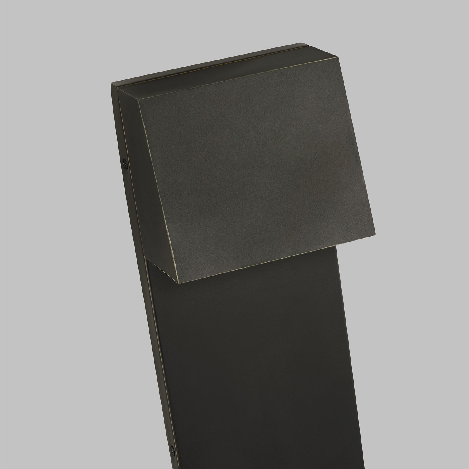 Canto Outdoor LED Wall Light, Antique Bronze, 16" H x 6.5" W x 4.25" D