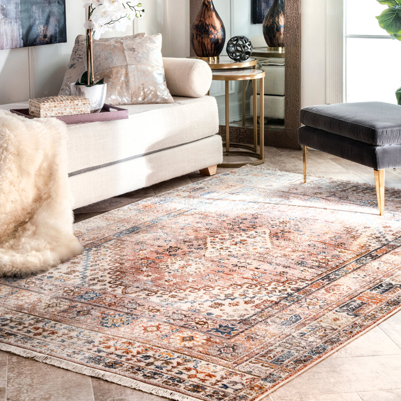 Roehl Oriental Brown Area Rug, Rectangle 5' x 7'9"