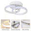 Verbrande 2-Light 25cm LED Integrated Semi Flush Mount-973224336-974059070