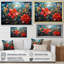 " Poinsettia Flower Stained Glass I "-1484672198-1484672201
