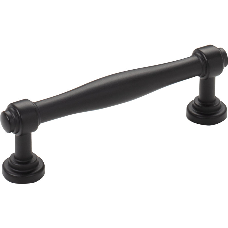 Ulster Bar Pull, Flat Black, 3 3/4" Center to Center