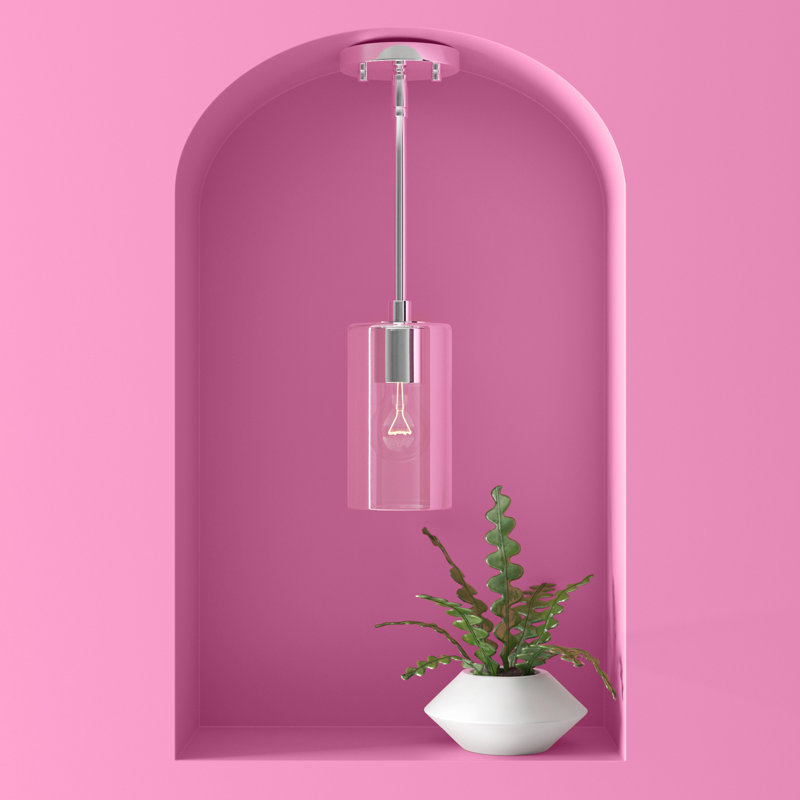 Mollie 1 - Light Single Pendant, Polished Chrome