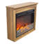 28 Inch TV Entertainment Centre with Electric Fireplace and Realistic Flame Effect
