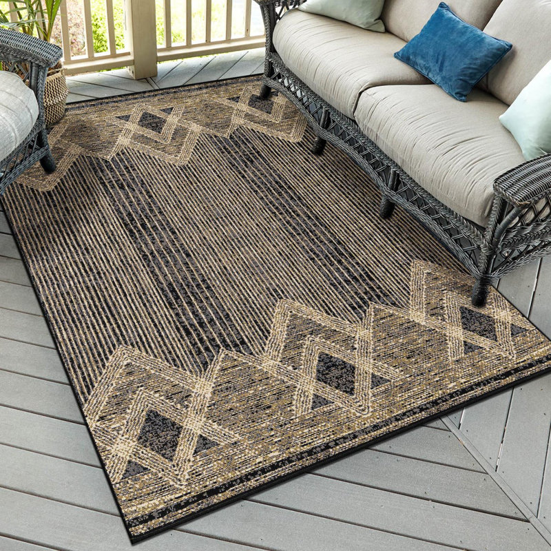 Keazia Indoor/Outdoor Area Rug, Rectangle 5'1" x 7'1"