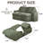 Boneless Corduroy Sleeper Convertible Sofa Bed-242126586