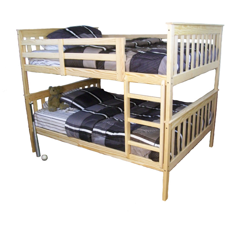 Swainsboro Kids Bunk Bed, Twin, Unfinished