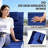 80"x26" Outdoor Foldable Lounge Chair Cushions Set Of 2 Dark Blue, Upf50+ Olefin Waterproof Patio Chaise Cushions (cushion Only)