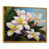 Toile avec cadre flottant or