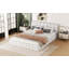 Grand lit plateforme tapissier