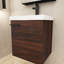 Meuble-lavabo simple 18 po avec plateau en céramique