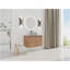 Meuble-lavabo mural 30 po avec lavabo d'art en céramique et 2 portes à fermeture en douceur, emballage KD, contreplaqué-273017509