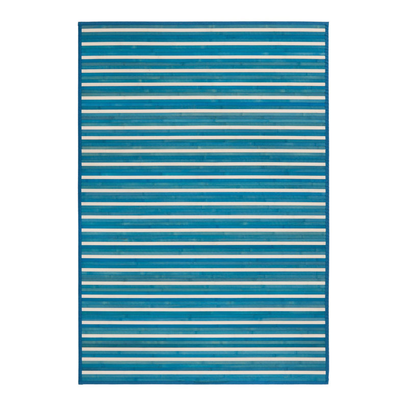 Matherville Striped Indoor Rug, Rectangle 4' x 6'