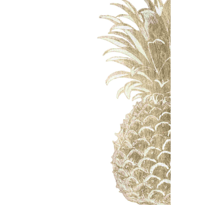 Pineapple Life IV, H 36 po x l 24 po x P 1,25 po