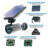 LED Solar Power Dusk to Dawn Outdoor Security Spot Light with Motion Sensor (Pack of 2)