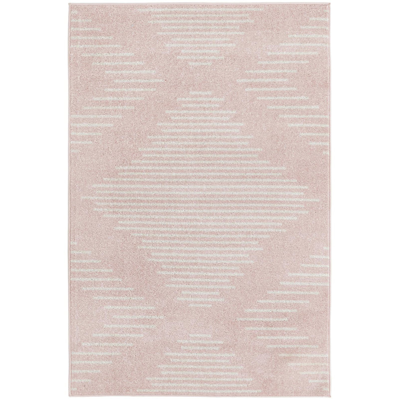 Striped Indoor Rug, Rectangle 4' x 6'