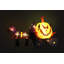 Décoration d'Halloween voiture fantôme squelette au volant