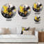 Tourbillons vibrants jaunes et gris II-88621248
