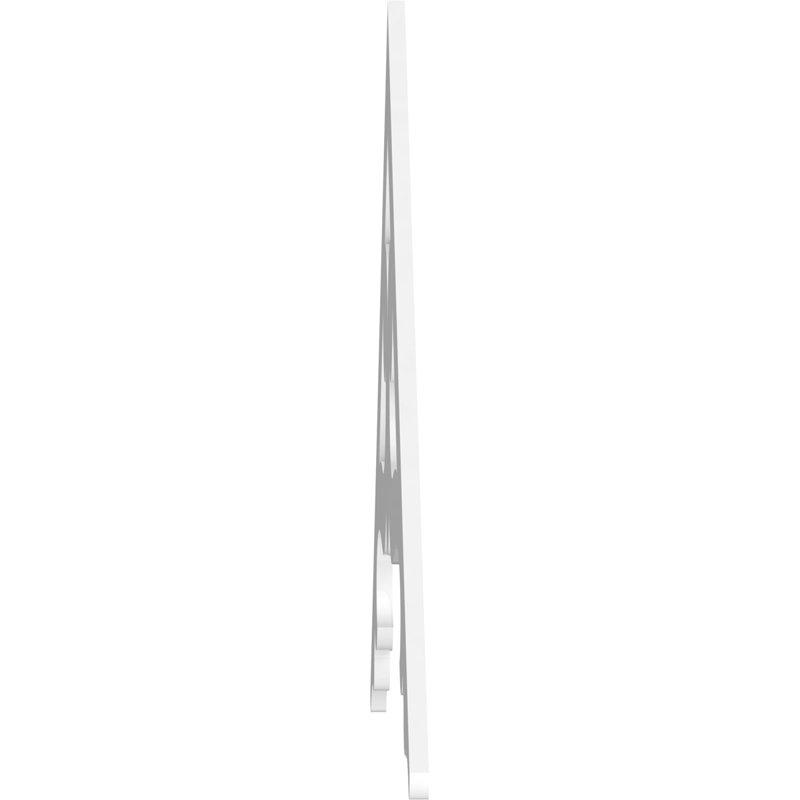Pignon en PVC de qualité architecturale Brontes, H 42 po x l 72 po x P 1 po, 14 / 12