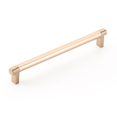 Emtek Select Cabinet Pull w/ Rectangular Stem & Smooth Bar