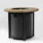 Round Fire Pit Table Propane Fire Table With Lava Rocks